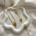 Three love heart set